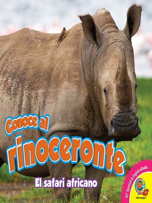 cover image of Conoce al rinoceronte